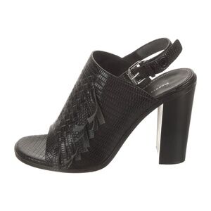 Proenza Schouler Black Slingback Sandals